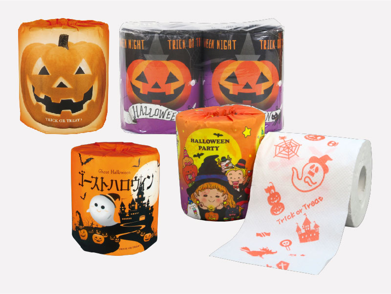 祭りシリーズ豆絞りトイレットペーパー（夏の販促用トイレットペーパー）